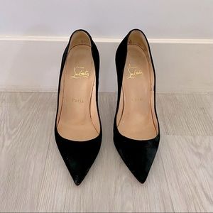 Christian Louboutin So Kate Black Suede Size 36